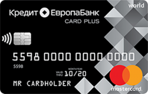 Кредит Европа Банк CARD PLUS