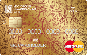 Московский Индустриальный банк MasterCard Gold