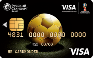 Банк Русский Стандарт Футбольная карта Visa Русский Стандарт